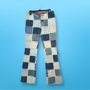 ZANA DI | Pants | Rare & Vintage Patchwork Flare Jeans